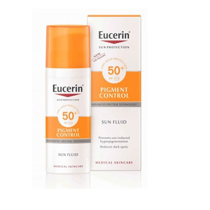 Sun Protection Fluid Pigment Control Spf50 Hyperpigmentation Skins Eucerin 50ml