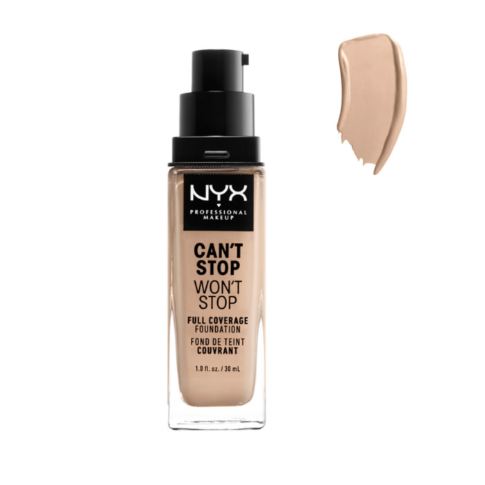 Can't Stop Won't Stop Full Coverage Foundation (Light Ivory) - NYX