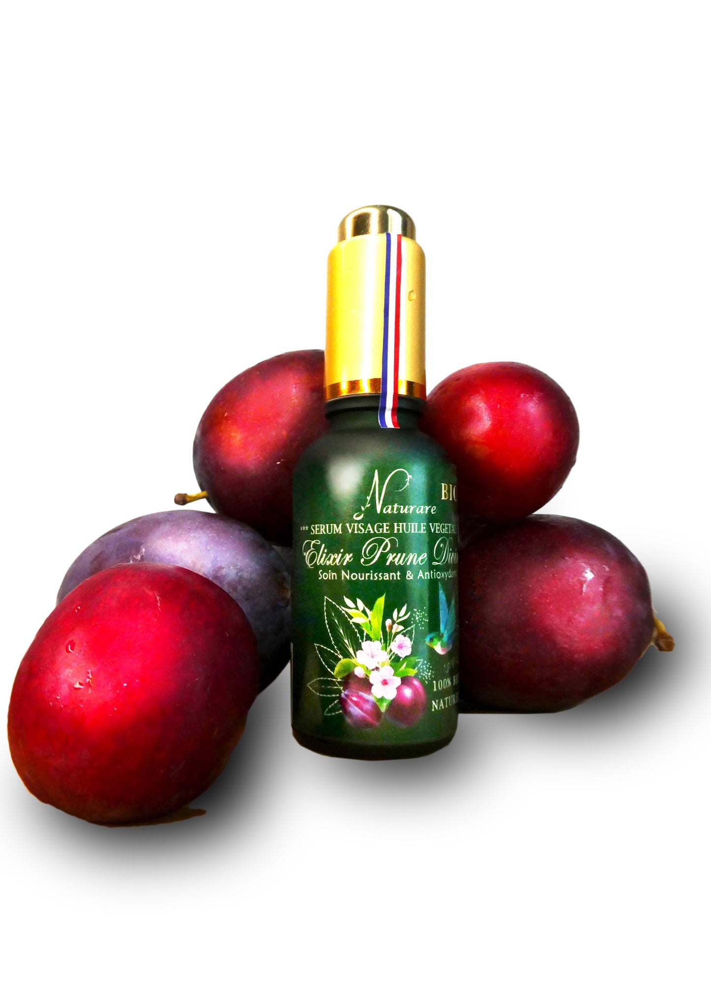 Organic French Divin Plum Elixir - Antioxidant In/Out Care (30ml) Naturare