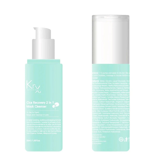 Cica Recovery 2 in 1 Mask Cleanser - KrX Aesthetics