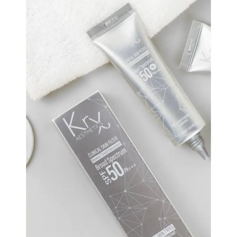 Clinical Skin Filter Mineral Tinted Sunscreen SPF50 - KrX Aesthetics